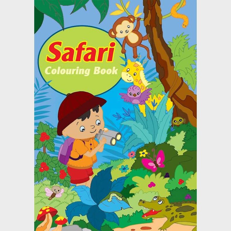 Malebog A4 Safari 16 Sider - Bog