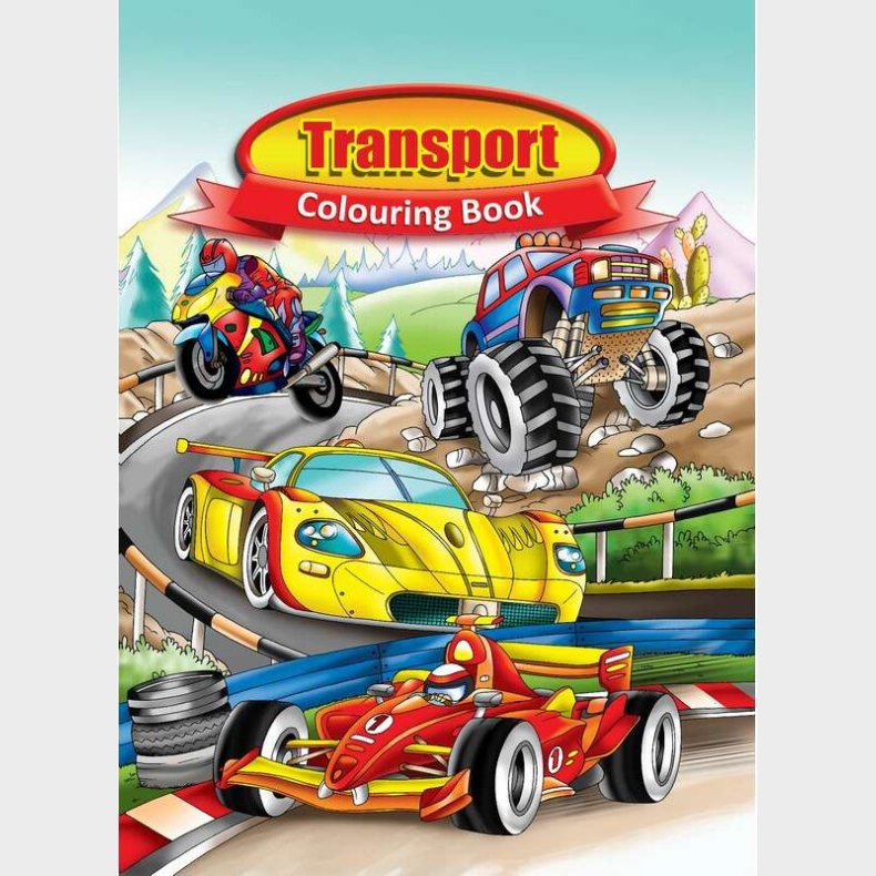 Malebog A4 Transport 16 Sider - Bog