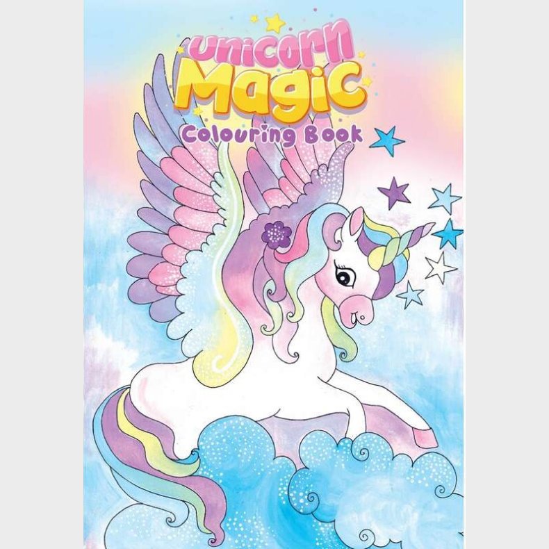 Malebog A4 Unicorn Magic 16 Sider - Bog