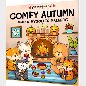 Malebog: Comfy Autumn - Cozy Coloring - Coloring Book Cafe - Bog