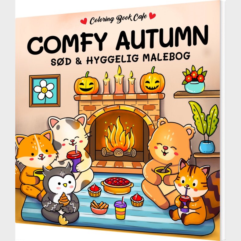 Malebog: Comfy Autumn - Cozy Coloring - Coloring Book Cafe - Bog