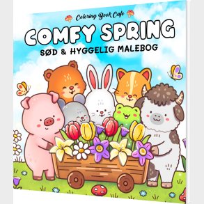 Malebog: Comfy Spring - Cozy Coloring - Coloring Book Cafe - Bog