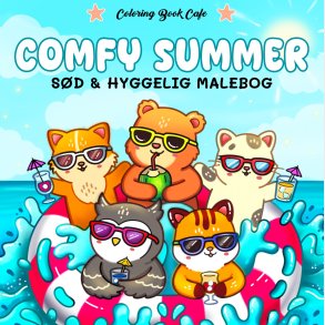Malebog: Comfy Summer - Cozy Coloring - Coloring Book Cafe - Bog