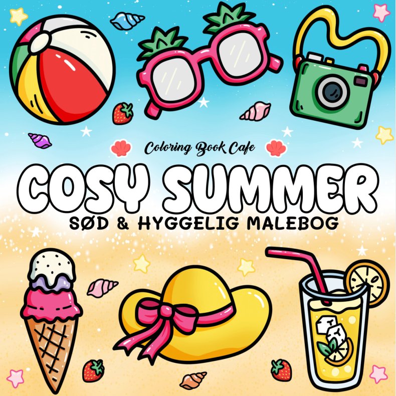 Malebog: Cozy Summer - Cozy Coloring - Coloring Book Cafe - Bog