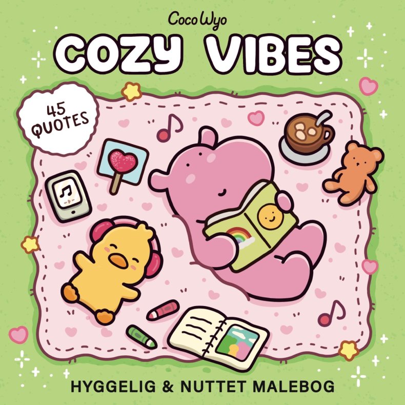 Malebog: Cozy Vibes - Cozy Coloring - Coco Wyo - Bog
