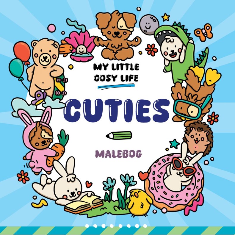 Malebog: Cuties - Cozy Coloring - Bog