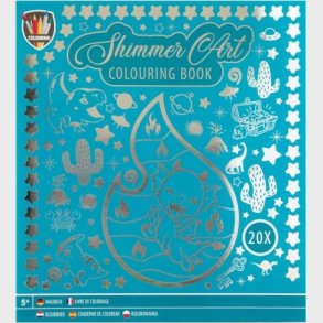 Malebog Foil 24 X 22 Cm - Bl - Bog