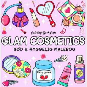Malebog: Glam Cosmetics - Cozy Coloring - Coloring Book Cafe - Bog