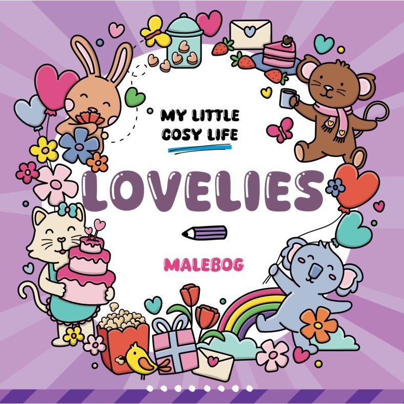 Malebog: Lovelies - Cozy Coloring - Bog