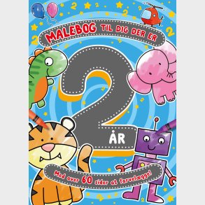 Malebog Til Dig Der Er 2 r - Bog