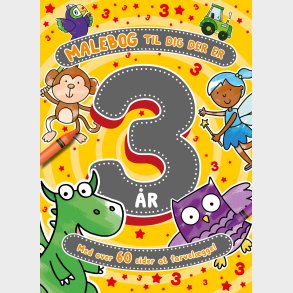 Malebog Til Dig Der Er 3 r - Bog