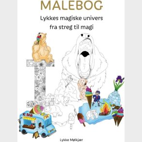 Malebog - Lykke Mlkjr - Bog
