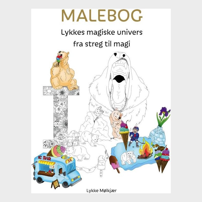 Malebog - Lykke M�lkj�r - Bog