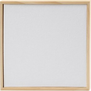 Malerplade Med Tr�ramme - Str. 15,8x15,8 Cm - 280 G - Hvid - 1 Stk.