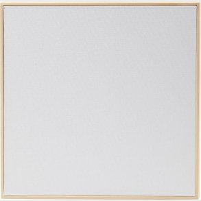 Malerplade Med Tr�ramme - Str. 30x30 Cm - 280 G - Hvid - 10 Stk.