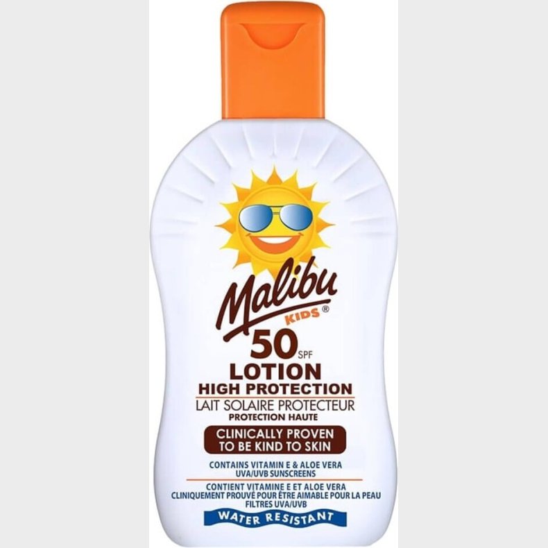 Malibu - Kids Lotion Spf 50 200 Ml