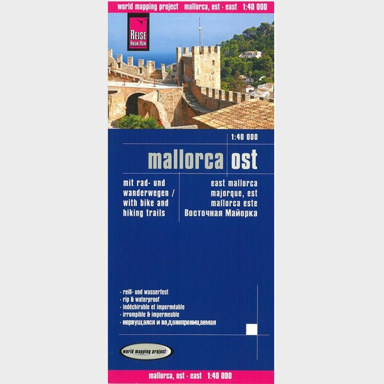 Mallorca East With Bike- And Hikingtrails - Reise Know-how - English book