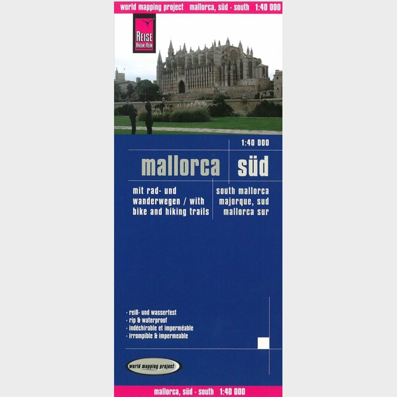 Mallorca South With Bike- And Hikingtrails - Reise Know-how - English book