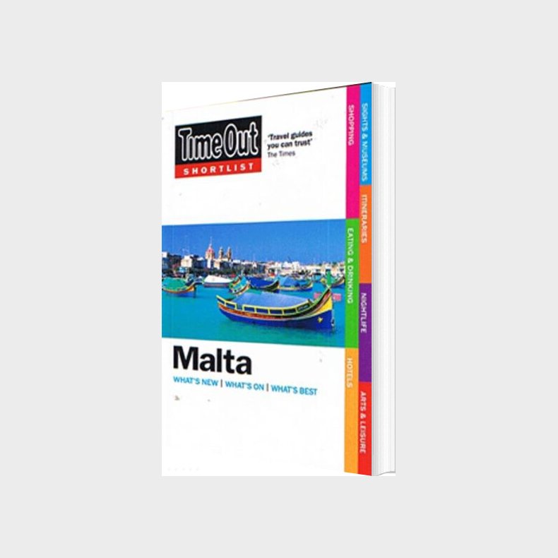 Malta Shortlist, Time Out - Time Out - English Book