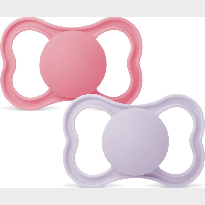 Mam - Air Silk 6-16m 2p Box V Unprint - Pink - 6-16 Months