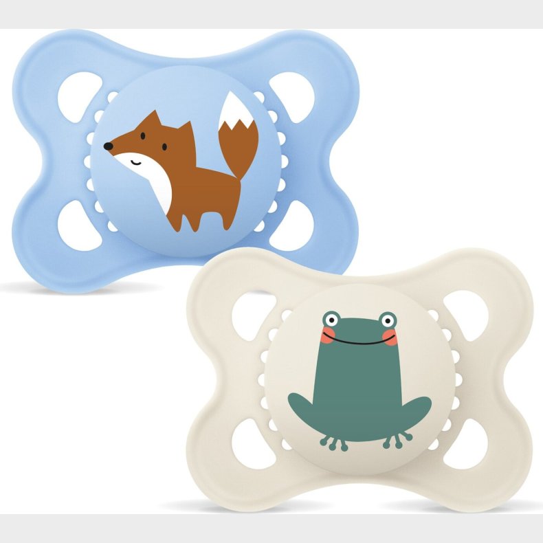 Mam - Original Silk 0-6m 2p Box V - Blue - 0-6 Months