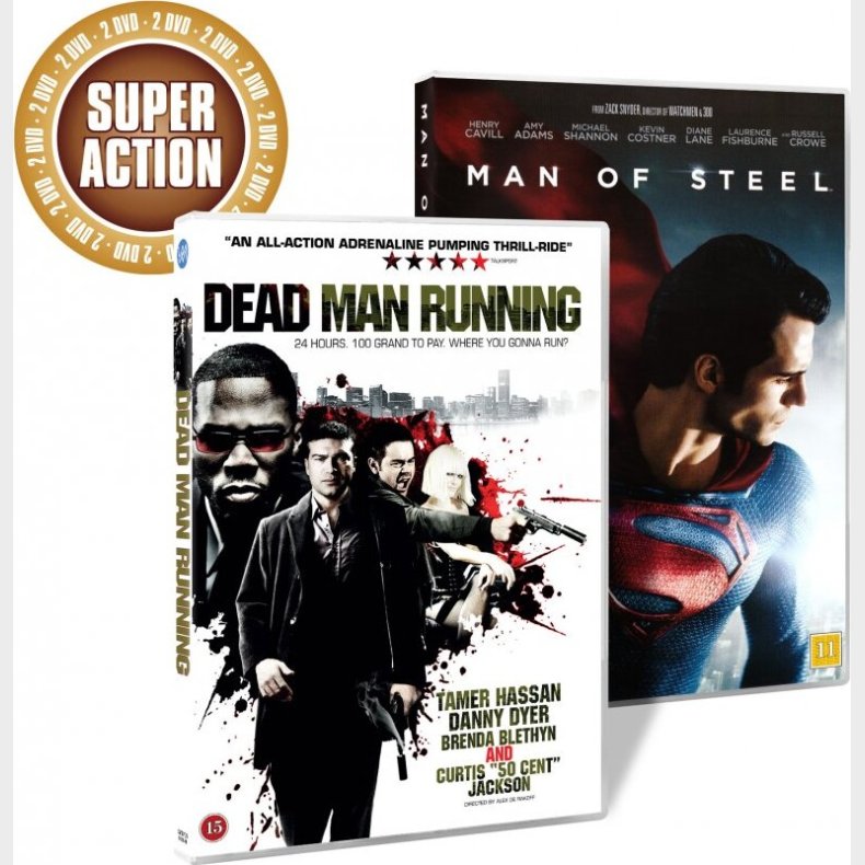 Man Of Steel // Dead Man Running - DVD - Film