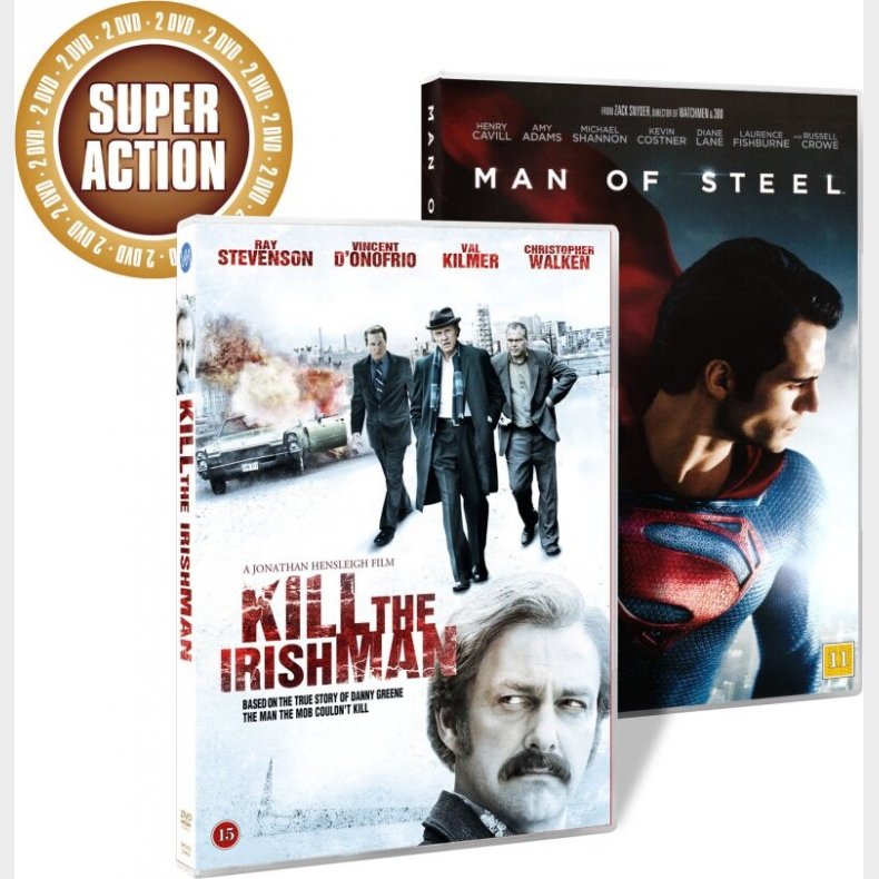 Man Of Steel // Kill The Irishman - DVD - Film
