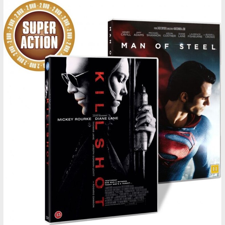 Man Of Steel // Killshot - DVD - Film