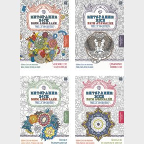 Mandala Malebog B5 32 Sider - 4 Assorterede - Rheita - Bog