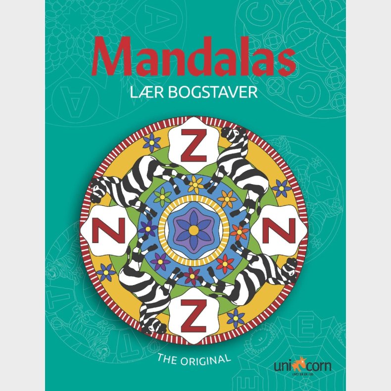 Mandalas malebog - Lr bogstaver