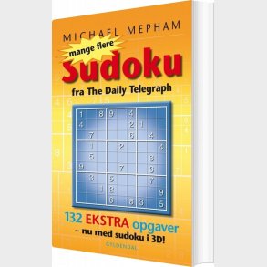 Mange Flere Sudoku - Med 3d Opgaver - Michael Mepham - Bog