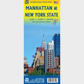 Manhattan & New York State - English book