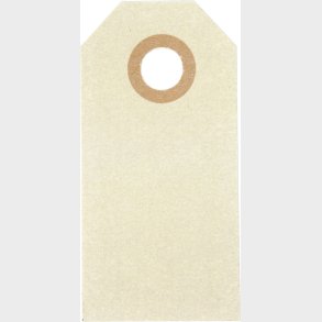 Manillamrker - Str. 3x6 Cm - 250 G - Creme - 1000 Stk.