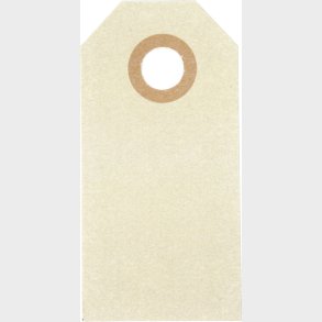 Manillamrker - Str. 3x6 Cm - 250 G - Creme - 30 Stk.