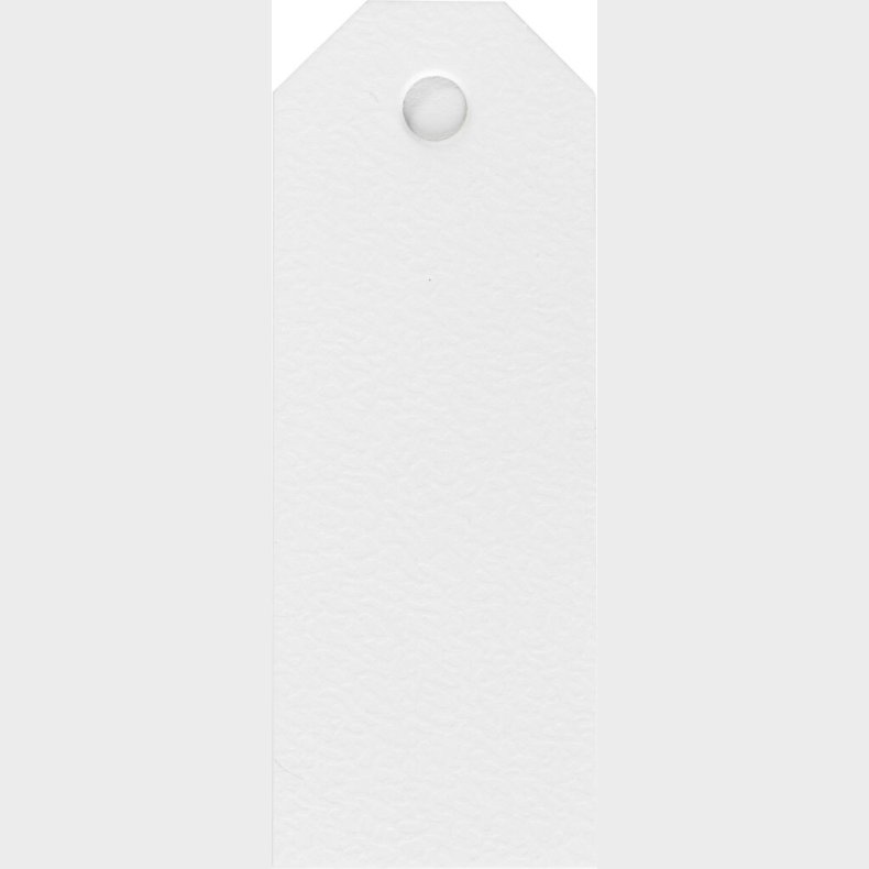 Manillamrker - Str. 3x8 Cm - 220 G - Hvid - 20 Stk.