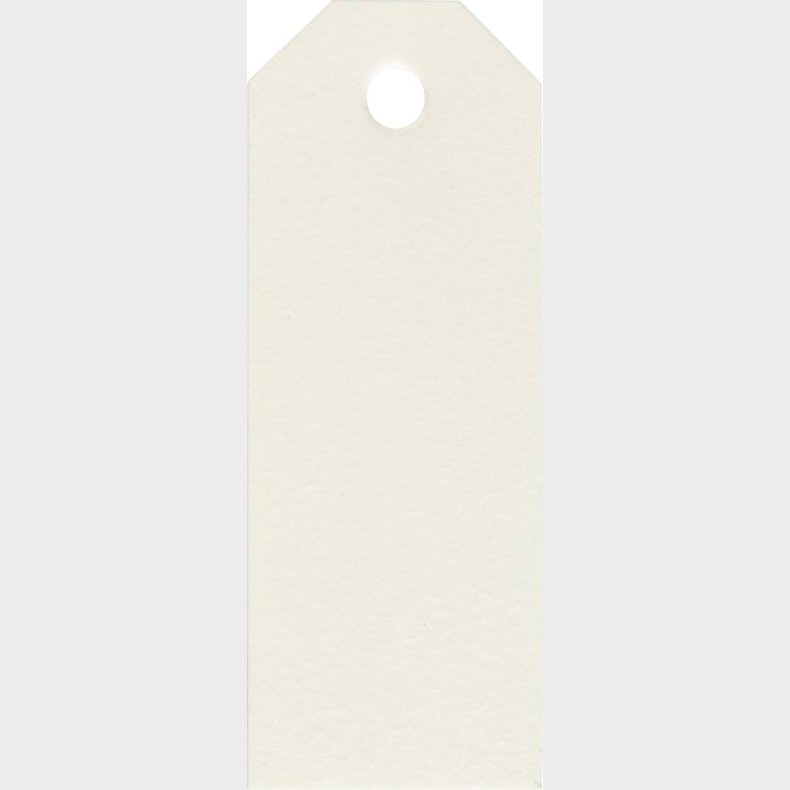 Manillamrker - Str. 3x8 Cm - 220 G - Rhvid - 20 Stk.