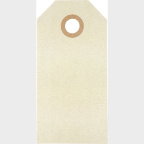 Manillamrker - Str. 4x8 Cm - 250 G - Creme - 1000 Stk.