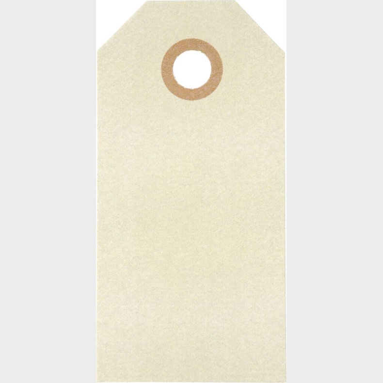 Manillamrker - Str. 4x8 Cm - 250 G - Creme - 1000 Stk.