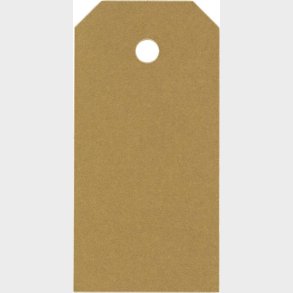 Manillamrker - Str. 4x8 Cm - 250 G - Guld - 1000 Stk.