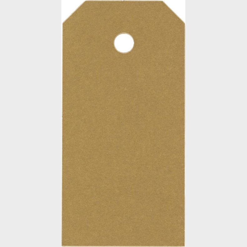 Manillamrker - Str. 4x8 Cm - 250 G - Guld - 1000 Stk.