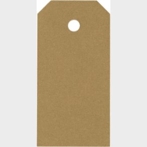 Manillamrker - Str. 4x8 Cm - 250 G - Guld - 20 Stk.