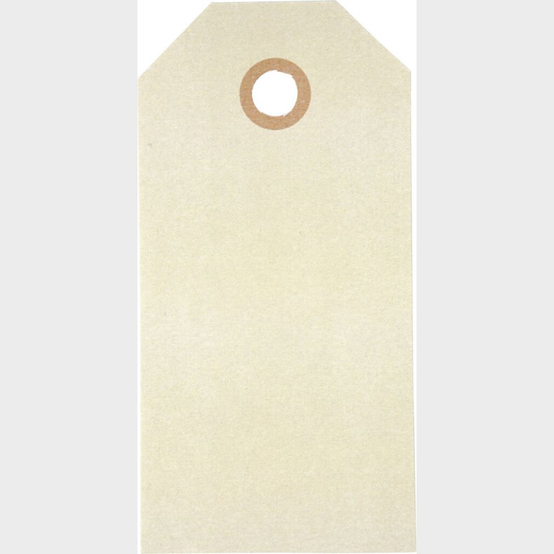 Manillamrker - Str. 5x10 Cm - 250 G - Creme - 1000 Stk.