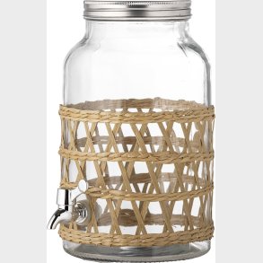 Bloomingville - Manna Dispenser Med Tappehane - Klar - Glas - 5,5 L