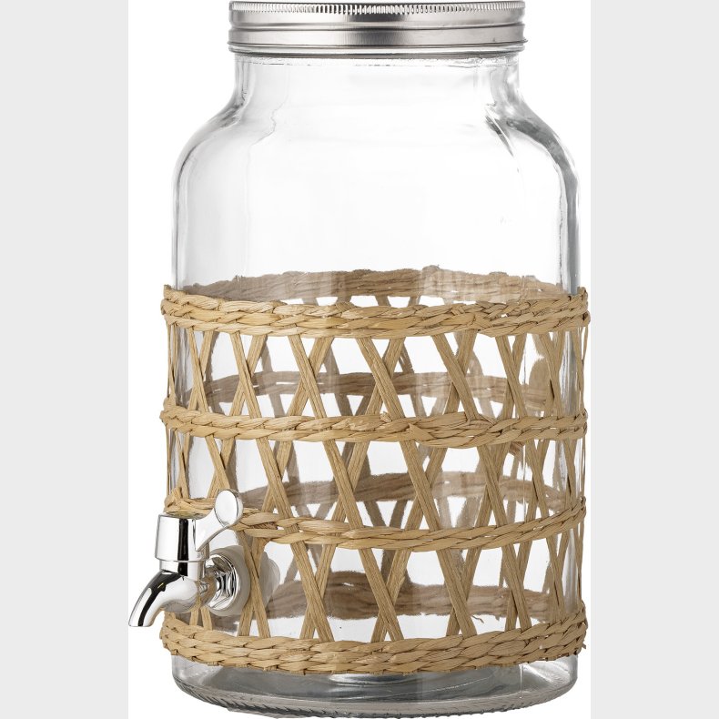 Bloomingville - Manna Dispenser Med Tappehane - Klar - Glas - 5,5 L