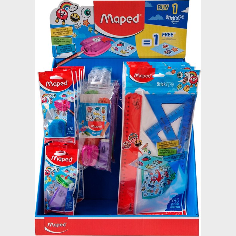 Maped Lineal / Penal / Viskelder / Spidser