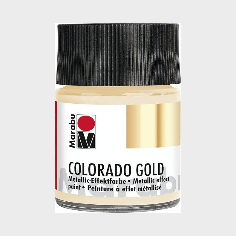 Marabu - Colorado Gold Paint - 50 Ml - Platinium 796