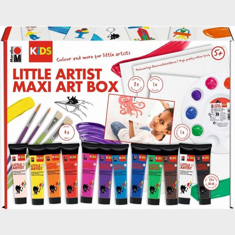 Malest Til Brn - Little Artist Maxi Art Box - Kids - Marabu