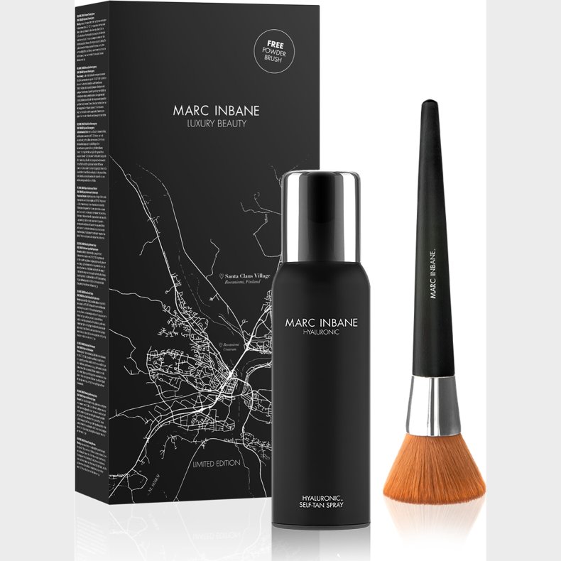 Marc Inbane - X-mas Set Hyaluronic Self Tanning Spray + Free Powder Brush - 100 Ml