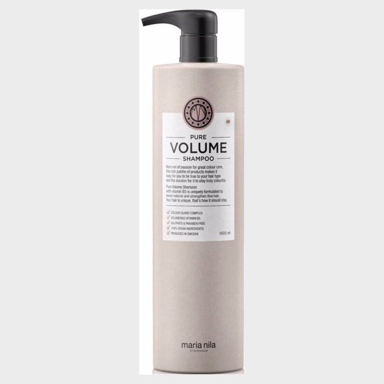 Maria Nila Shampoo - Pure Volume 1000 Ml
