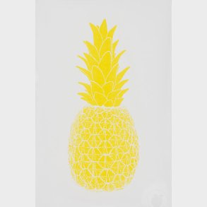 Marke Newton - A3 Print - Yellow Pia Pineapple